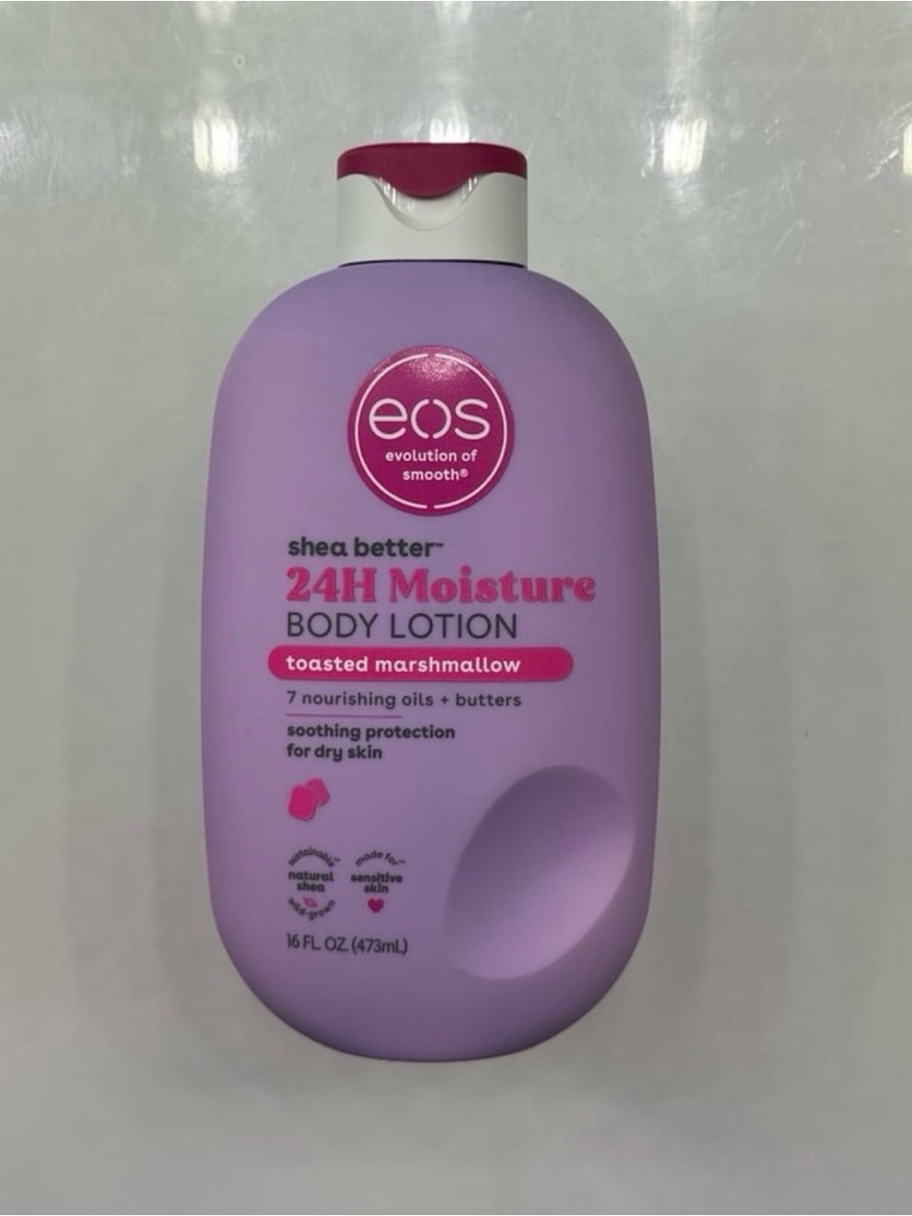 Eos 24 Hour Moisture Body Lotion Toasted Marshmallow (Ready To Ship)